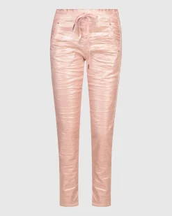 Women Alembika Pants & Skirts<Iconic Stretch Jeans, Metallic Powder