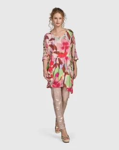 Women Alembika Pants & Skirts<Iconic Stretch Jeans, Metallic Powder
