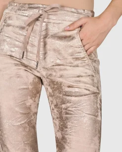 Women Alembika Pants & Skirts<Iconic Stretch Jeans, Rose Gold Nude
