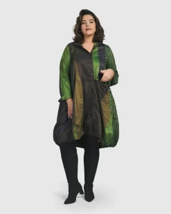 Women Alembika Plus<In My Element Wonderful Dress, Forest