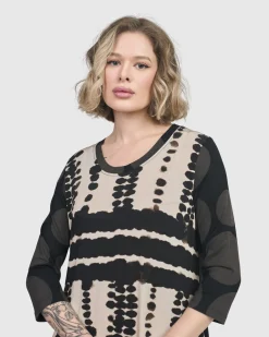 Women Alembika Dresses<Incan Trail T-Shirt Dress, Savanna