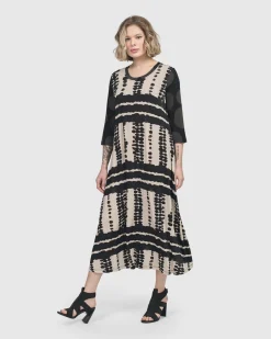 Women Alembika Dresses<Incan Trail T-Shirt Dress, Savanna