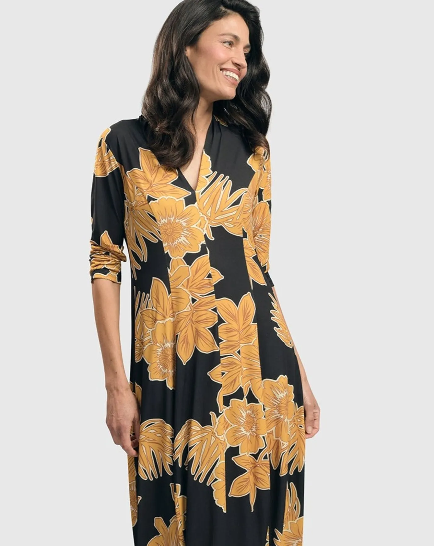Women Alembika Dresses<Island Cocoon Dress, Gold
