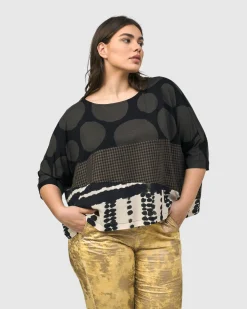 Women Alembika Tops & Tunics<Izma Boxy Tee, Savanna