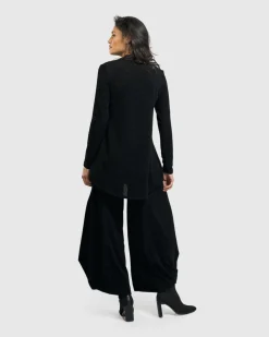 Women Alembika Pants & Skirts<Jacquard Punto Pants, Black