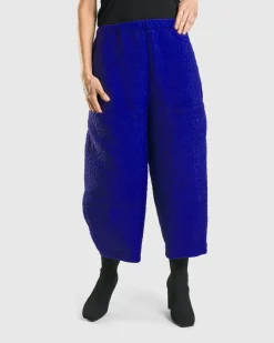Women Alembika Plus<Jacquard Tapestry Pants, Royal