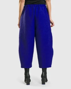Women Alembika Pants & Skirts<Jacquard Tapestry Pants, Royal