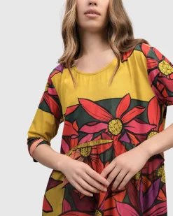 Women Alembika Plus<Jasmine Relaxed Dress, Bouquet