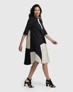 Women Alembika Dresses<Jenny Oversized Shift Dress, Mono