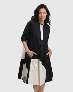Women Alembika Dresses<Jenny Oversized Shift Dress, Mono
