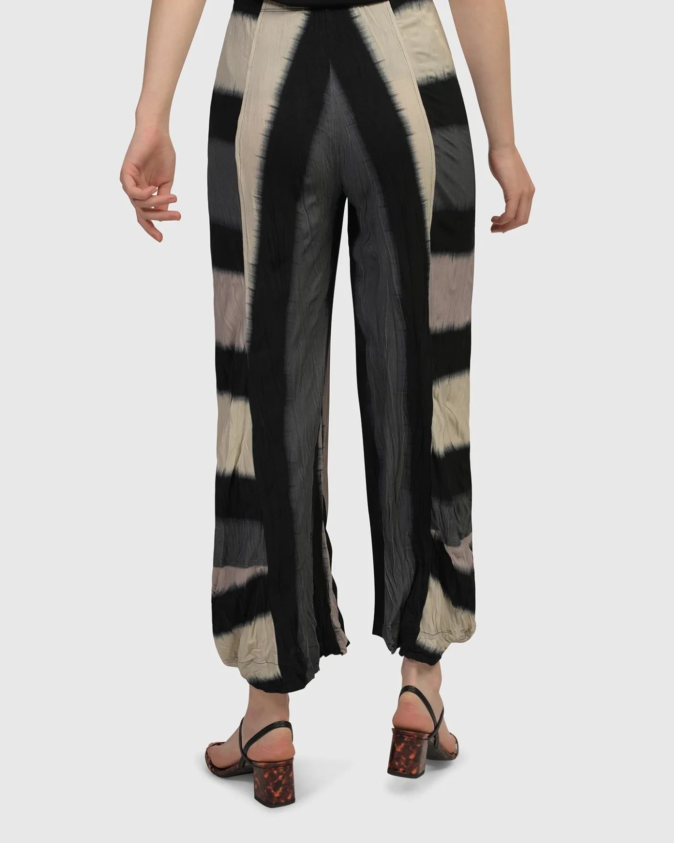 Women Alembika Pants & Skirts<Jess Crinkle Punto Pants, Stripe
