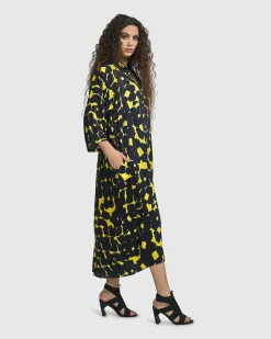 Women Alembika Dresses<Josephina Button Down Dress, Tie Dye