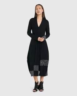 Women Alembika Dresses<Josie Cocoon Dress, Mono
