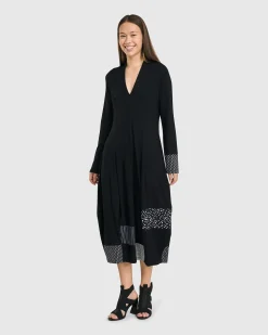 Women Alembika Dresses<Josie Cocoon Dress, Mono