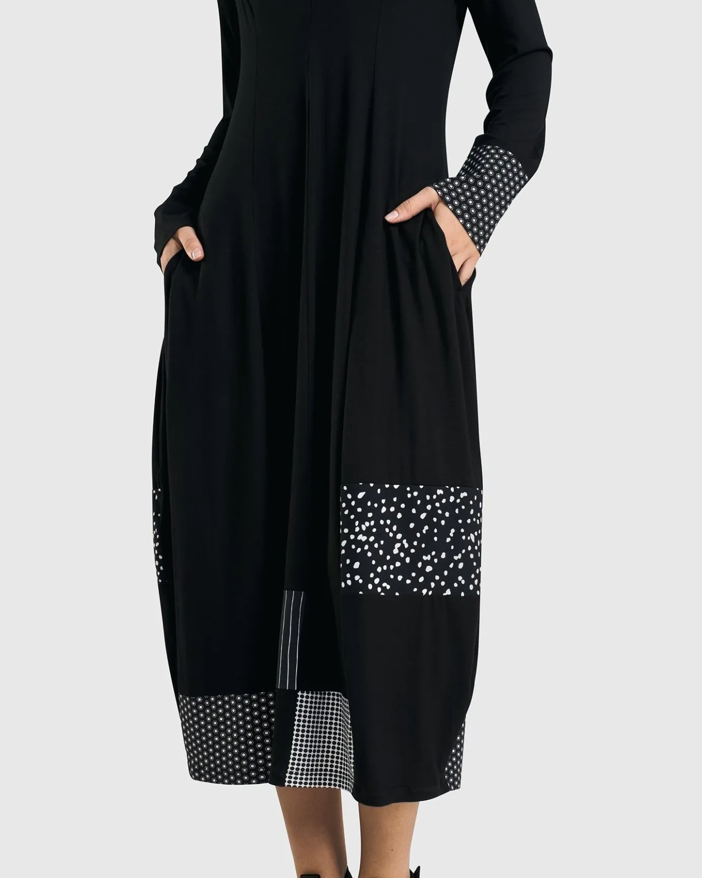 Women Alembika Dresses<Josie Cocoon Dress, Mono