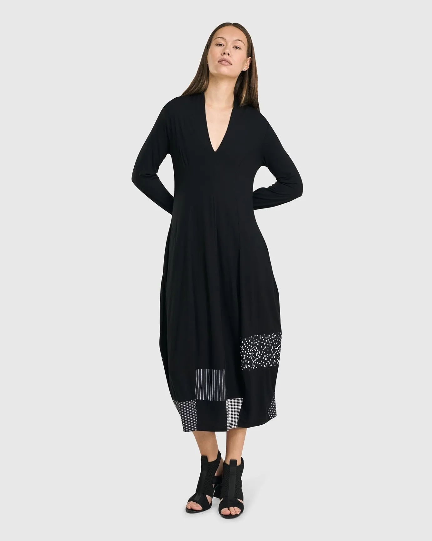 Women Alembika Dresses<Josie Cocoon Dress, Mono