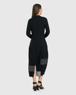 Women Alembika Dresses<Josie Cocoon Dress, Mono
