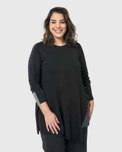 Women Alembika Tops & Tunics<Josie Swing Tunic Top, Mono
