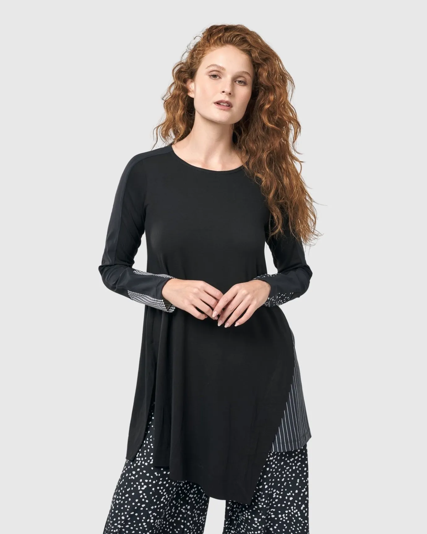 Women Alembika Tops & Tunics<Josie Swing Tunic Top, Mono