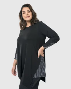 Women Alembika Tops & Tunics<Josie Swing Tunic Top, Mono