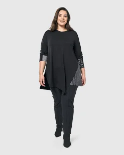 Women Alembika Tops & Tunics<Josie Swing Tunic Top, Mono