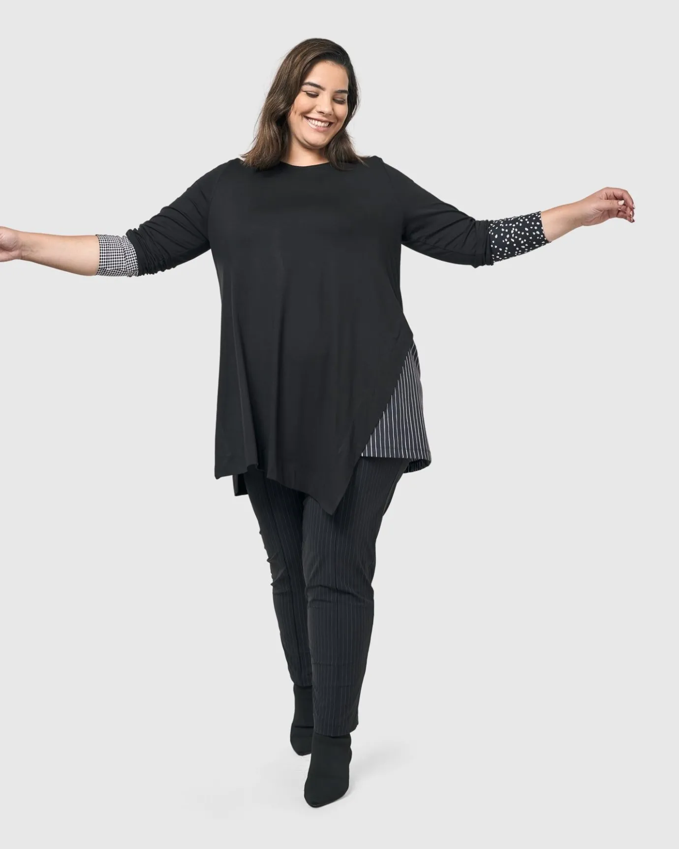 Women Alembika Tops & Tunics<Josie Swing Tunic Top, Mono