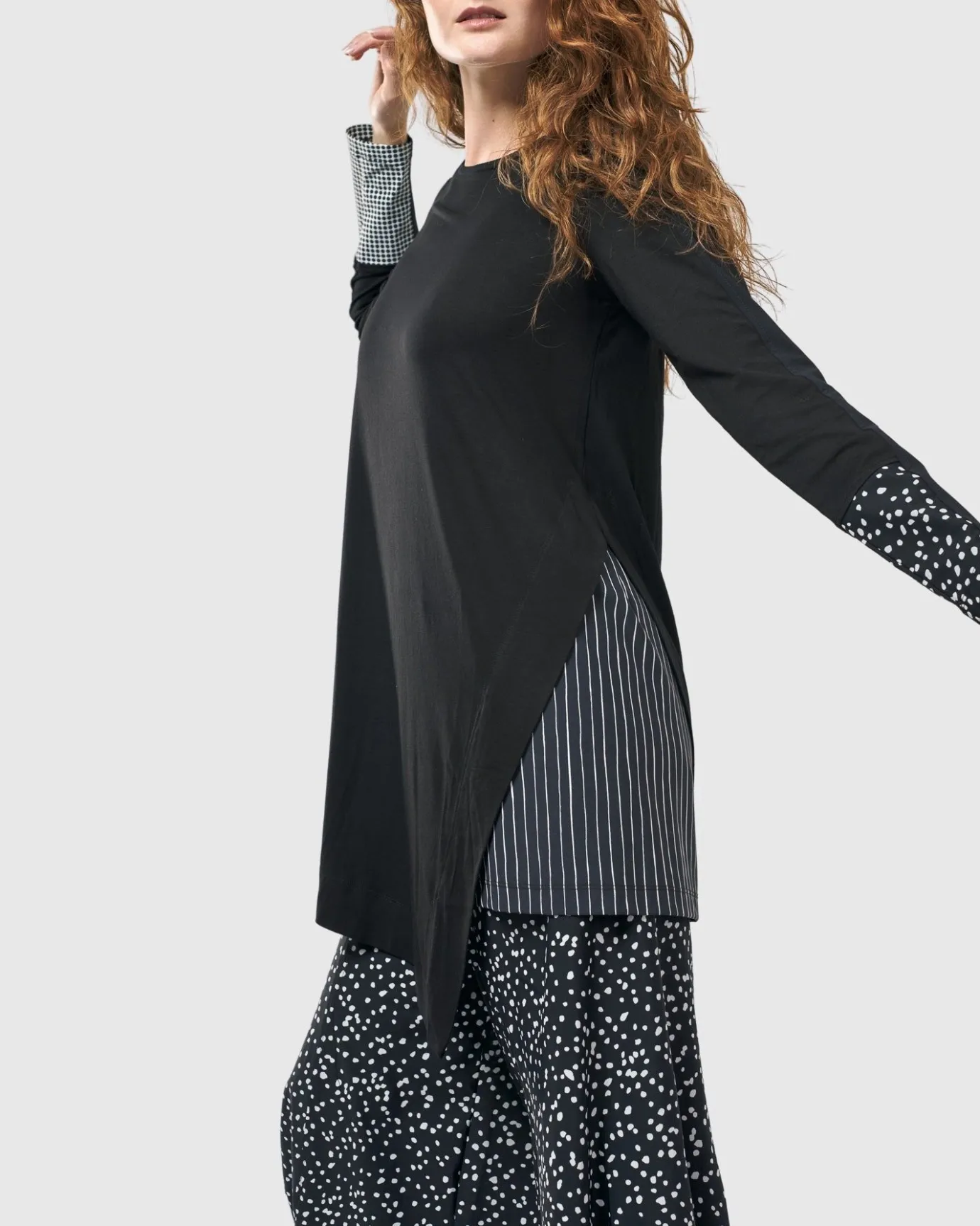 Women Alembika Tops & Tunics<Josie Swing Tunic Top, Mono