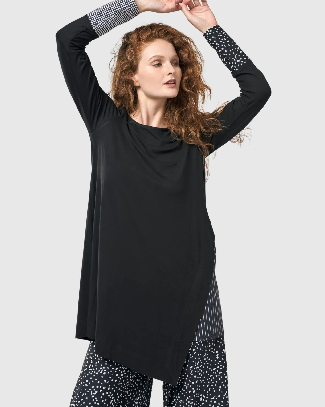 Women Alembika Tops & Tunics<Josie Swing Tunic Top, Mono