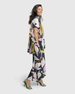 Women Alembika Pants & Skirts<Kaleidoscope Punto Pants, Abstract