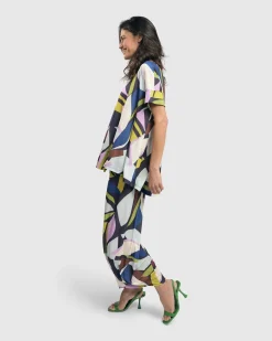 Women Alembika Pants & Skirts<Kaleidoscope Punto Pants, Abstract