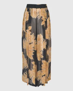 Women Alembika Plus<Kauai Chiffon Palazzo Pants, Gold