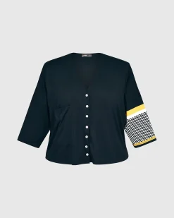 Women Alembika Jackets<Kenna Crop Cardigan, Circles