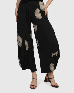 Women Alembika Plus<Kennedy Crinkle Punto Pants, Roses