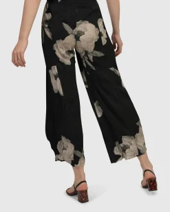 Women Alembika Pants & Skirts<Kennedy Crinkle Punto Pants, Roses