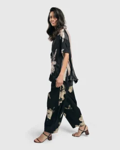Women Alembika Pants & Skirts<Kennedy Crinkle Punto Pants, Roses
