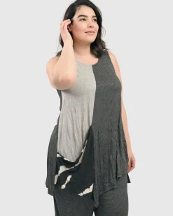 Women Alembika Tops & Tunics<Kia Crinkle Tunic Top, Stripe