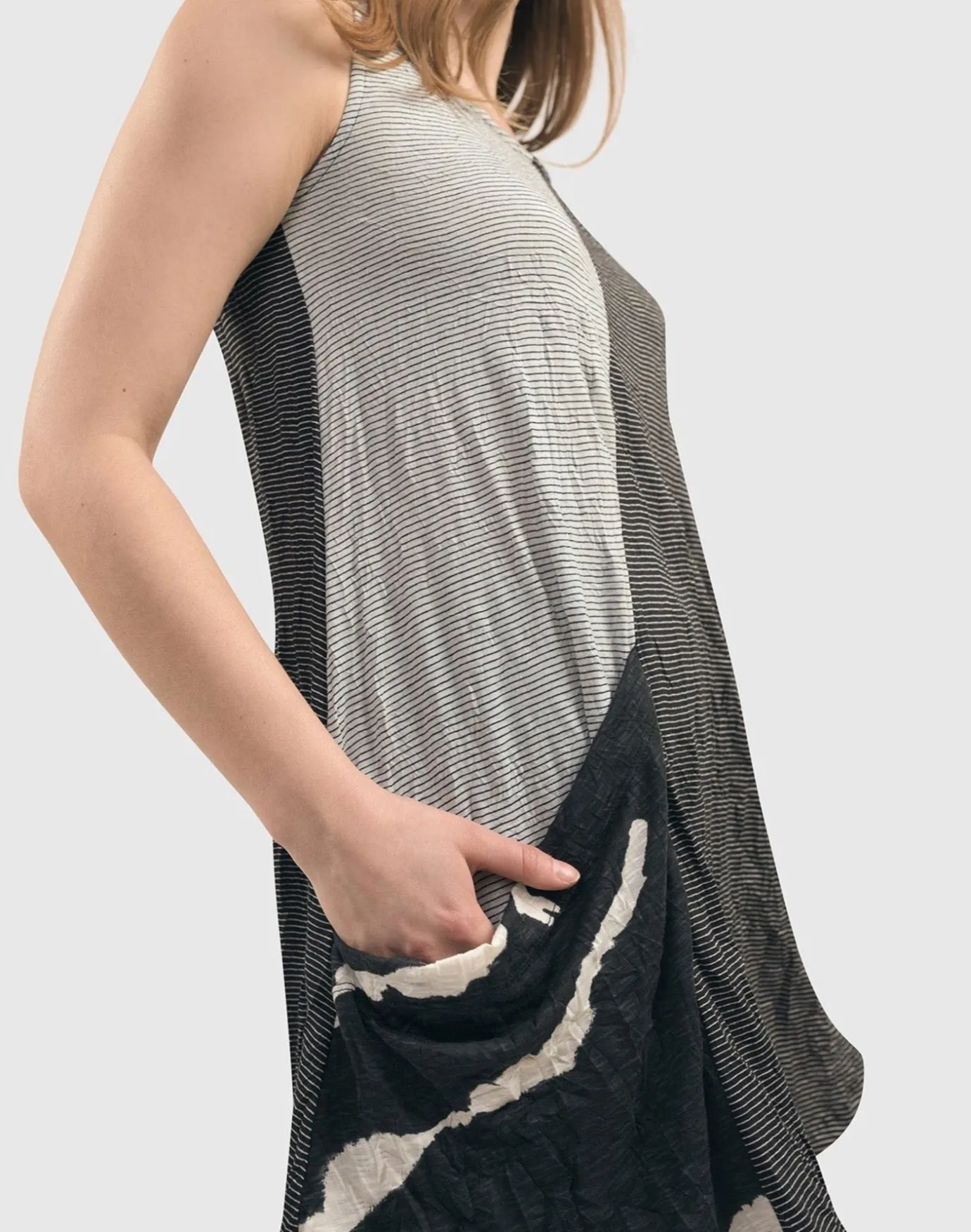Women Alembika Tops & Tunics<Kia Crinkle Tunic Top, Stripe