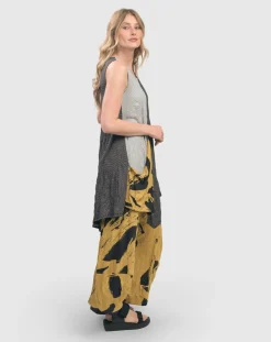 Women Alembika Plus<Kia Crinkle Tunic Top, Yellow
