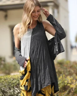 Women Alembika Tops & Tunics<Kia Crinkle Tunic Top, Yellow
