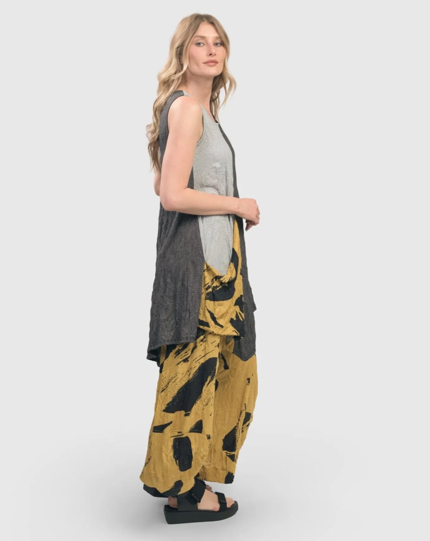 Women Alembika Tops & Tunics<Kia Crinkle Tunic Top, Yellow