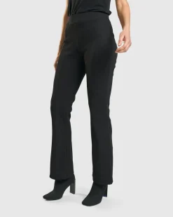 Women Alembika Pants & Skirts<Kick Flare Curator Pants, Black