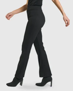 Women Alembika Pants & Skirts<Kick Flare Curator Pants, Black