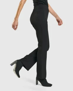 Women Alembika Pants & Skirts<Kick Flare Curator Pants, Black