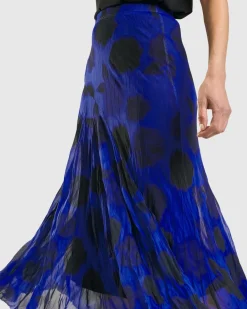 Women Alembika Pants & Skirts<Kusama Swing Skirt, Royal
