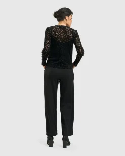 Women Alembika Jackets<Kuzco Cropped Cardigan Top, Gold