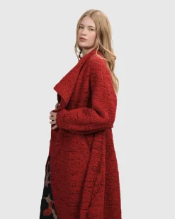 Women Alembika Jackets<Leading Lady Coat, Scarlet