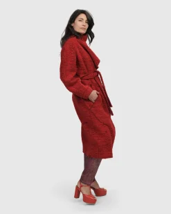 Women Alembika Jackets<Leading Lady Coat, Scarlet