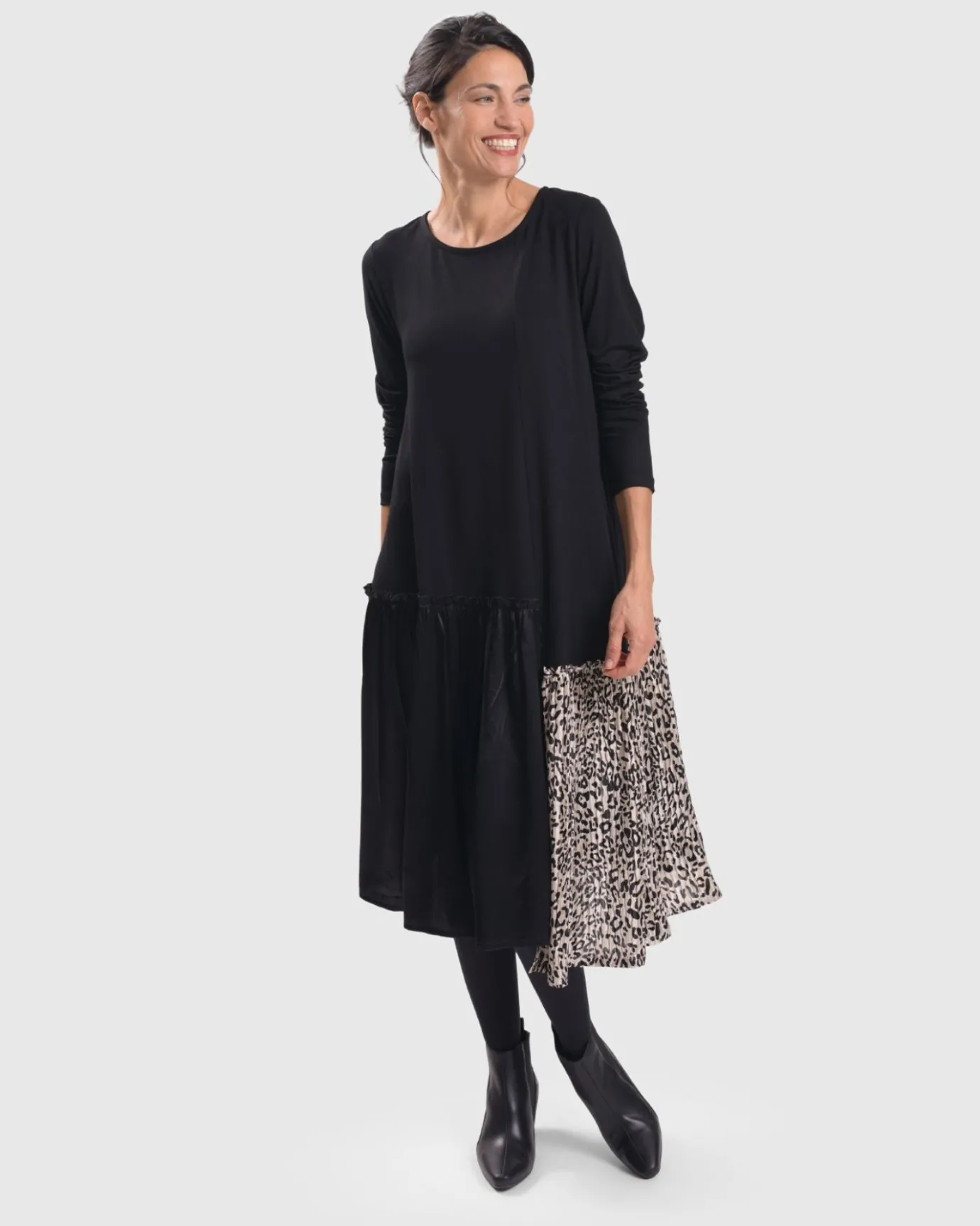 Women Alembika Plus<Leo A-Line Midi Dress