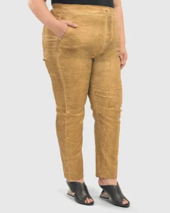 Women Alembika Pants & Skirts<Leo Iconic Stretch Jeans, Honey 1X-3X