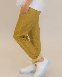 Women Alembika Pants & Skirts<Leo Iconic Stretch Jeans, Honey
